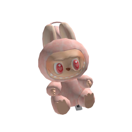 Labubu Have A Seat THE MONSTERS pastel pink