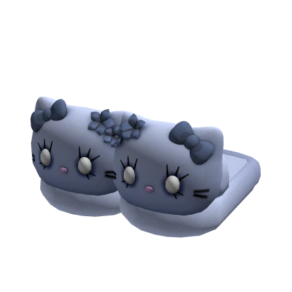 ♡ halloween ghostly corpse kitty slippers