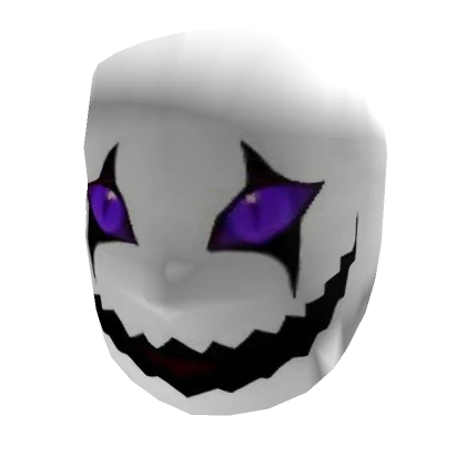 Purple Spooky Demon Mask