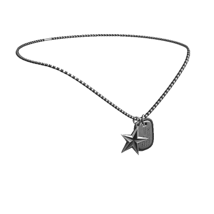 Dog Tag/Star Pendant