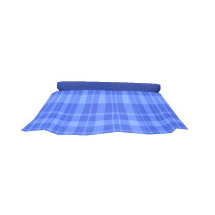 blue plaid skirt