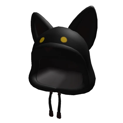 Plush Black Cat Hoodie