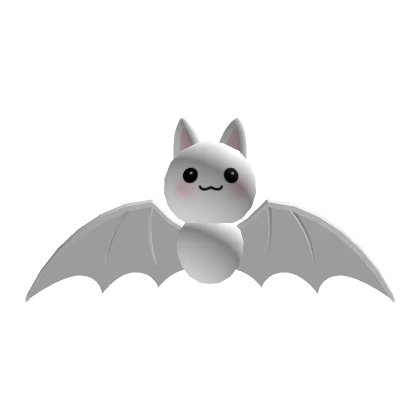 White Cute Bat Pet