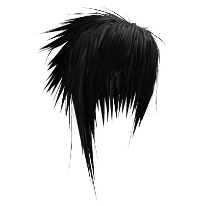 Teased Messy Side Spikes (Black)