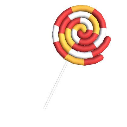 Red & Yellow Spiral Lollipop