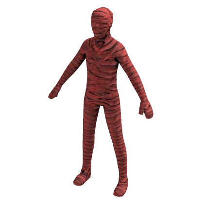 Bandage Mummy Suit Red