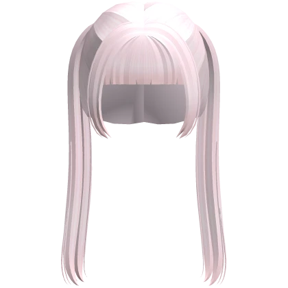 ♡ : pretty pink hime cut long pigtails