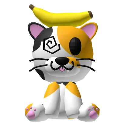 Pana Plushie Calico Cat🍌🐾