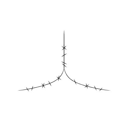 キ Black Face Stitches キ