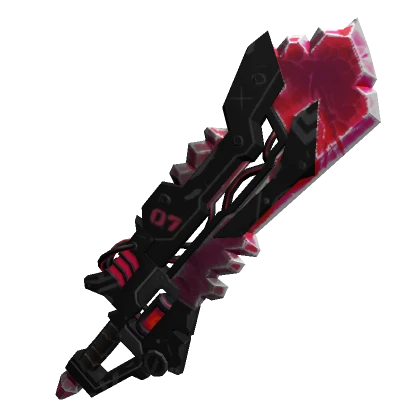 Corrupted Red Anime Sword