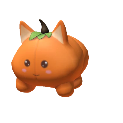 Pumpkin Cat Plush Pet