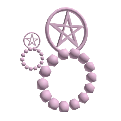 Pink Witch Star Earring ♥