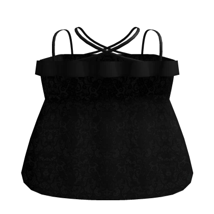 ♡ black lace flowy gothic doll dress