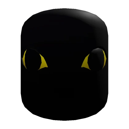 Friendly Glaring Face in Yellow Eyes