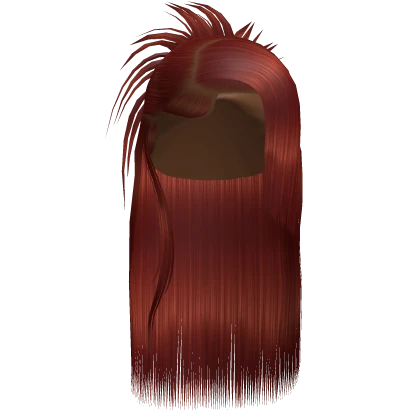 ☆ | Red Spiky Half Updo
