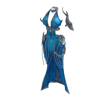 ✨Moonlight Goddess Empress Dress-Blue Metallic