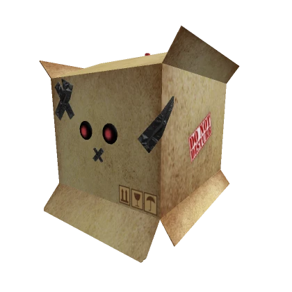 Evil Robot Cardboard Head