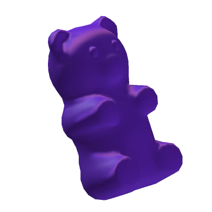 Purple Gummy Bear Snack