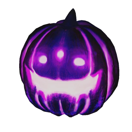 Purple Glowing Pumpkin