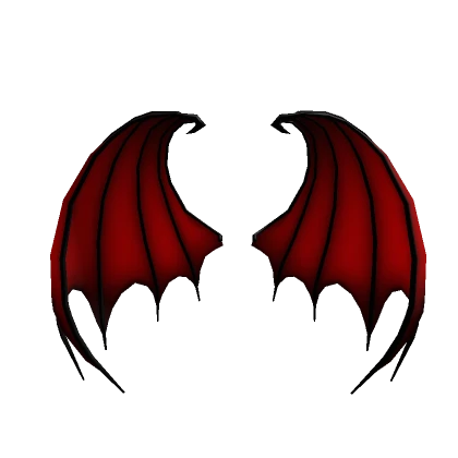 Huge Vampire Wings Red