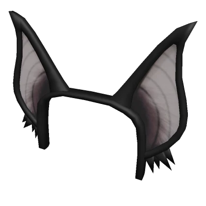 Black Bat Ears Headband