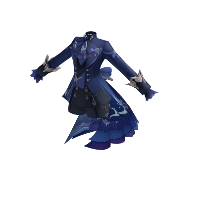 Furina hydro pneuma dress with Black short pants