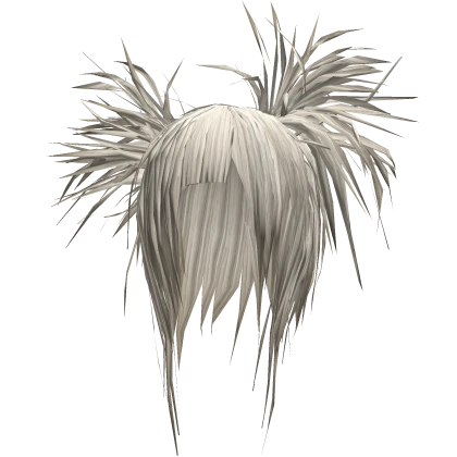 Messy Teased Pigtails (Platinum Blonde)