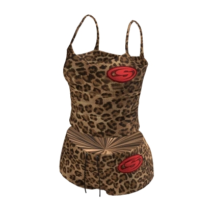Tay's Y2K ☆ Leopard Lounge Set