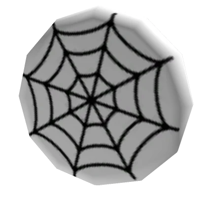 White Spider Web Badge