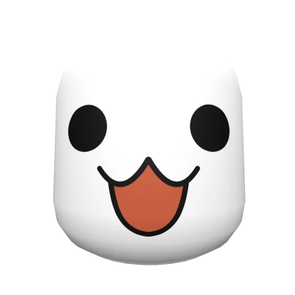 Happy Chibi Mask White