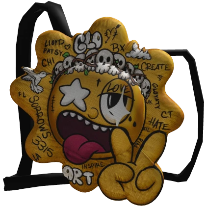 Yellow Off Shoulder Glo Sun Backpack Plush 3.0