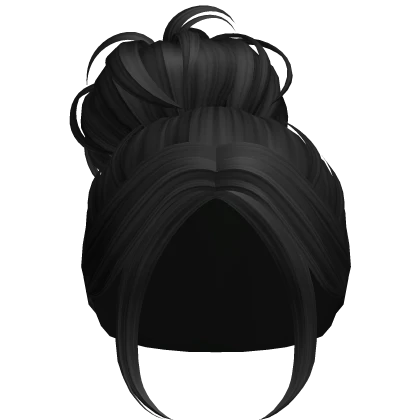 Messy Baddie Bun (Black)