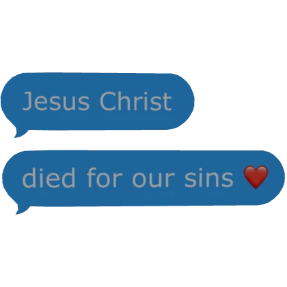 [✝️] Jesus Christ died for our sins sign