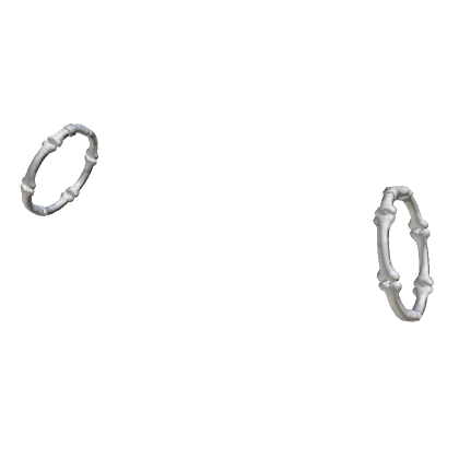 Bone Hoop Earrings