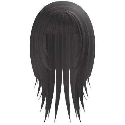 ୨୧ wispy emo cute hair grey