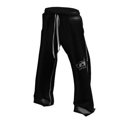 courtside - lace sweats [black]