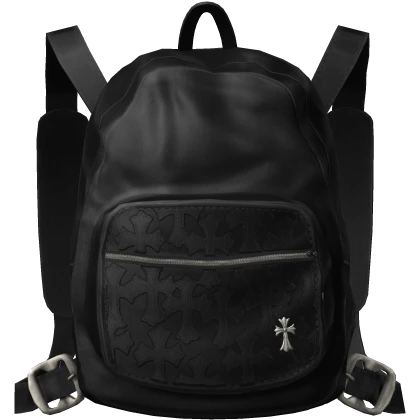 (4.0) Chrome Hearts Leather Backpack