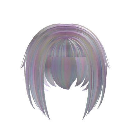 ✞ : cute fluffy goth bob w/ micro bangs - confetti