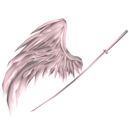 Pure Soft Light Pink Ghoul Wing & Katana