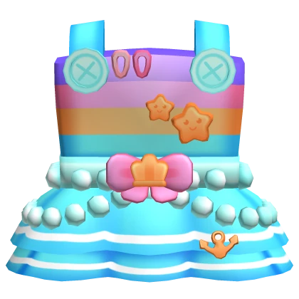 cute kawaii kidcore decora sea mermaid dress 3.0
