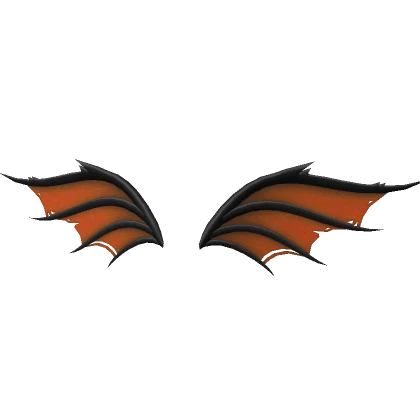 Damaged Bat Wings (Orange)