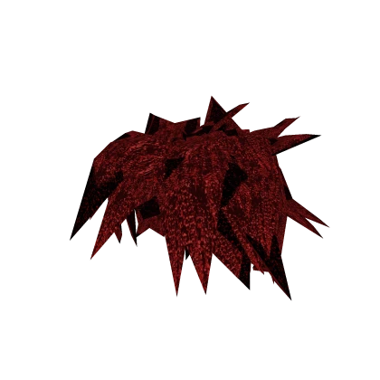 ✅ Animated Glitch Crimson Scene Hair