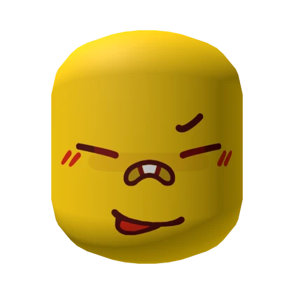 Silly Tongue Bandaid Noob Face [Yellow]