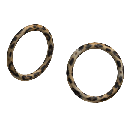 Y2K Leopard Earrings