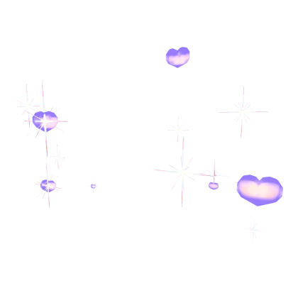 Purple Glow Lovely Shoujo Anime Heart Sparkle Aura