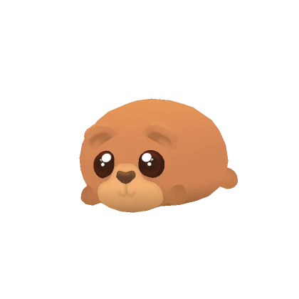 Cartoony Cute Brown Bear Pet