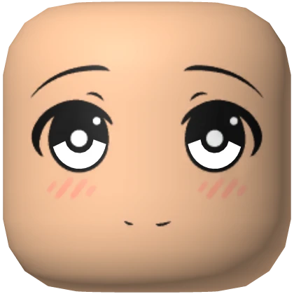 (Colorable) Anime Face Skin Tone 8