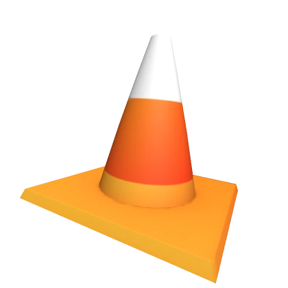 Candy Corn Traffic Cone