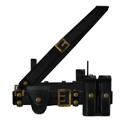 State Police Leather Belt (1.0)