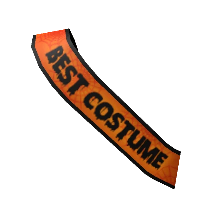 Best Costume Sash 👻 (3.0 Orange)